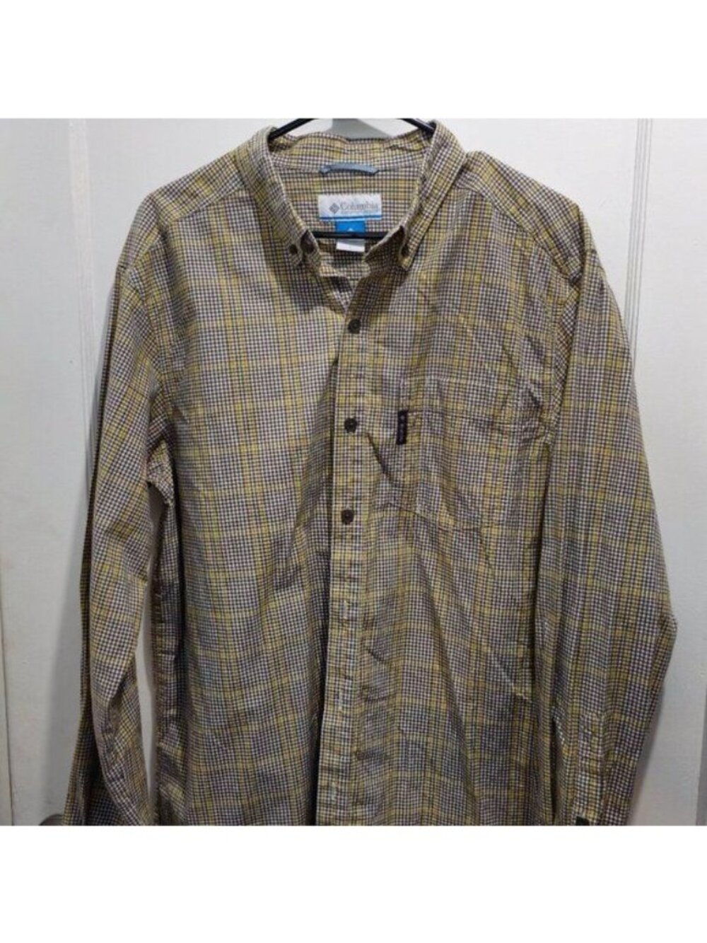 Columbia Men's Plaid Long Sleeve Shirt | Size L | Rugged Comfort Meets Everyday - Picture 5 of 13